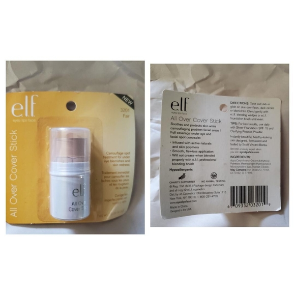 ELF Eyes Lips Face Cosmetics Makeup Powder Glaze  Shadow Eyelash curler PUFFS - Picture 8 of 11